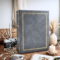 Glue bound pocket album 10x15/200 DPH46200 CLASSIC GREY