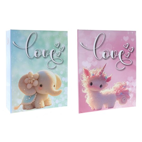 Glue bound pocket album 10x15/304 DPH46304/2 HEART LOVE