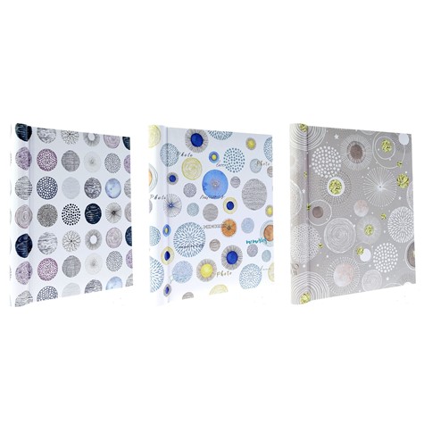 Album samoprzylepny segregator DRS10CIRCLE<br>
Rozmiar stron: 23x28<br>
Ilość stron: 20<br>