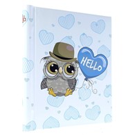 Album samoprzylepny 22,5x28/40 DRS20 HELLO OWL BLUE