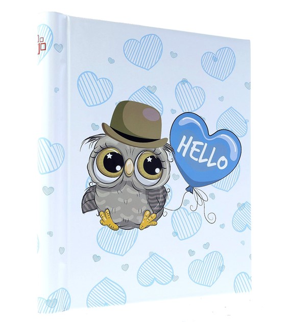 Album samoprzylepny 22,5x28/40 DRS20 HELLO OWL BLUE