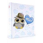 Album samoprzylepny 22,5x28/40 DRS20 HELLO OWL BLUE
