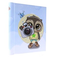 Self-adhesive album 23x28/60 DRS30 CAMERA OWL BLUE