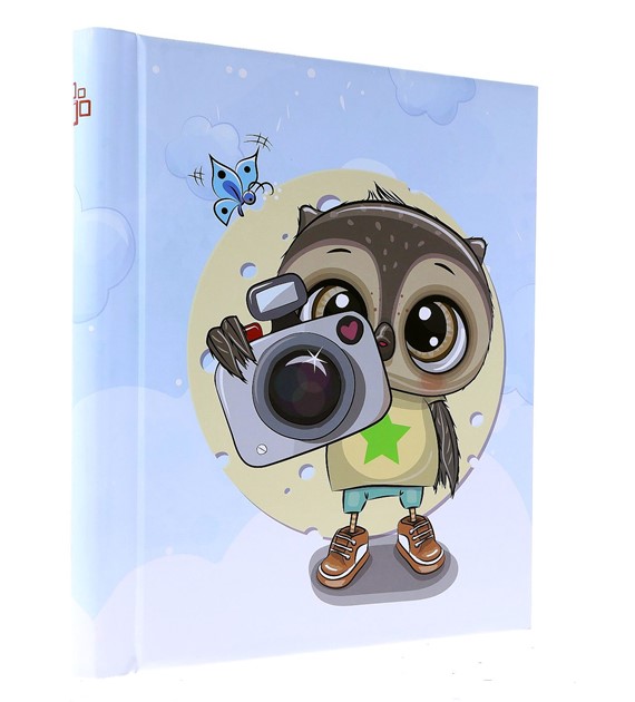 Self-adhesive album 23x28/60 DRS30 CAMERA OWL BLUE