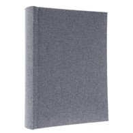 Book bound pocket album 54x86/240 KD23240/3 LINEN GREY (INSTAX)