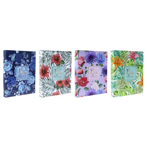Album kieszeniowy szyty 10x15 cm 200 zdjęć KD46200FLOWER10