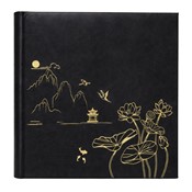 Album kieszeniowy szyty 10x15 cm 200 zdjęć KD46200LOTUS-BLACK