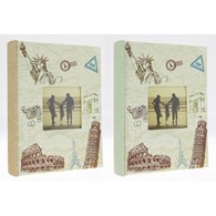 Album kieszeniowy szyty KD46200TRAVEL5H<br>
Rozmiar zdjęć: 10x15<br>
Ilość zdjęć: 200<br>
Ilość zdjęć na stronie: 2<br>