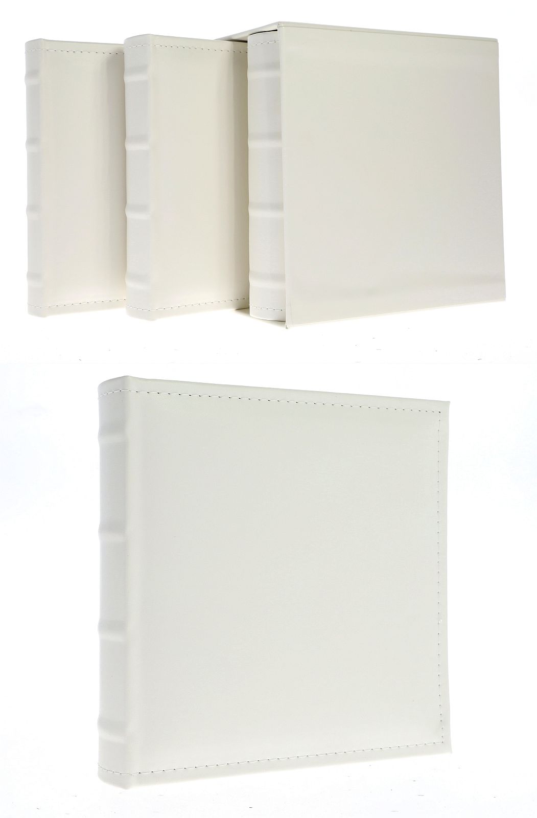 Book bound pocket albums in a gift box 10x15/200 x 3 KD46200 WHITE BOX3