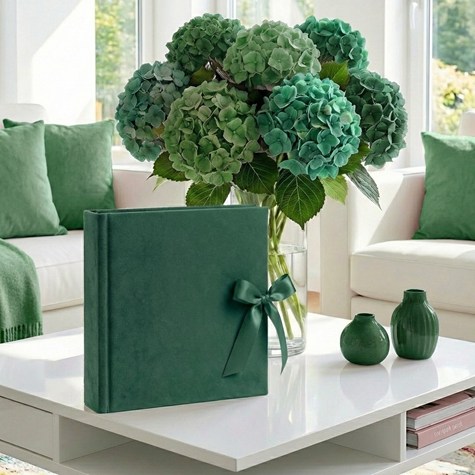 Book bound pocket album 10x15/300 KD46300/2 VELVET EMERALD