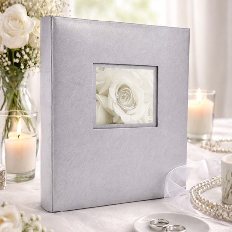 Book bound pocket album 10x15/500 KD46500 LOVE SILVER