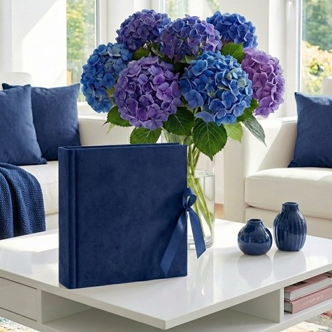 Book bound pocket album 10x15/50 KD4650 VELVET INDIGO