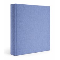 Book bound photo album 13x18/100 KD57100 LINEN BLUE
