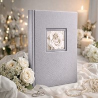 Album kieszeniowy szyty 13x18 cm 100 zdjęć KD57100LOVESILVER