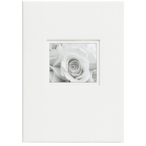 Book bound photo album 13x18/100 KD57100 LOVE WHITE