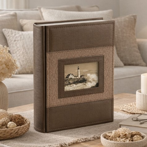 Album kieszeniowy szyty 13x18 cm 200 zdjęć KD57200FASHIONBROWN