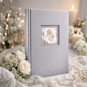 Book bound pocket album 13x18/50 KD5750 LOVE SILVER