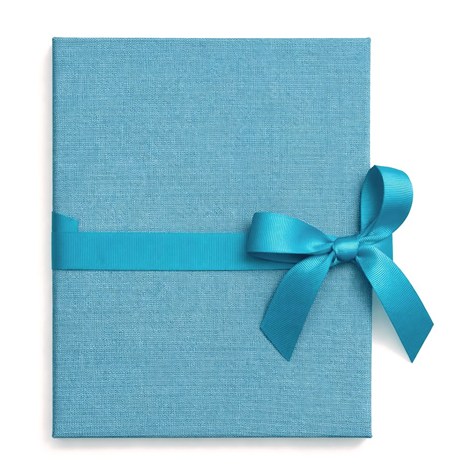 Leporello album 10x15/12 LP46 LINEN AZURE