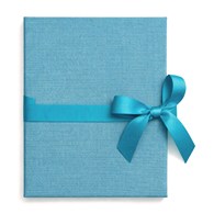 Leporello album 15x21/12 LP68 LINEN AZURE