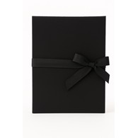 Leporello album 15x21/12 LP68 LINEN BLACK
