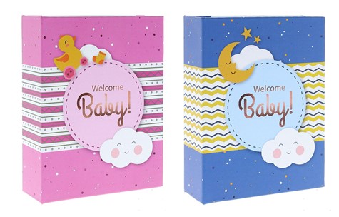 Album kieszeniowy klejony MM46100BABY-9<br>
Rozmiar zdjęć: 10x15<br>
Ilość zdjęć: 100<br>
Ilość zdjęć na stronie: 1<br>