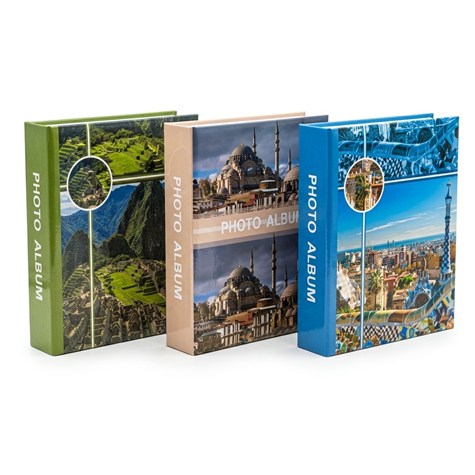 Album kieszeniowy klejony  200 zdjęć MM46200TRAVEL8
