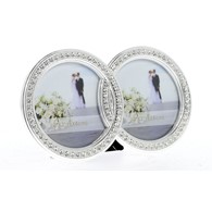 Double hearts photo frame PF04