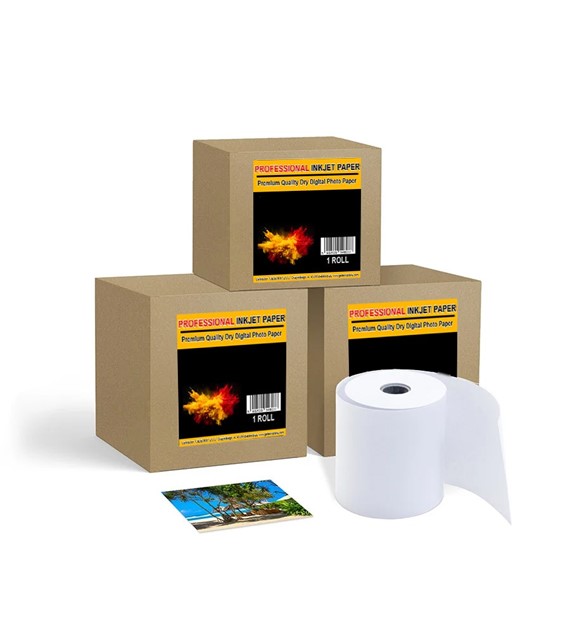Professional Inkjet Paper 152mm (6'')*10m*3''' - GLOSSY - Frontier-S DX-100, SureLab D700, Green II