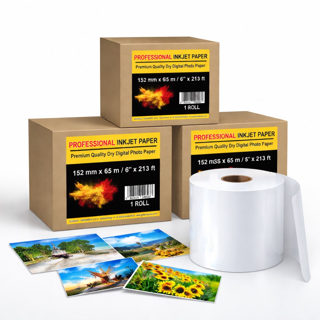 Nowość: Papier fotograficzny Inkjet GLOSSY 152mm x 10m – Perfekcja druku