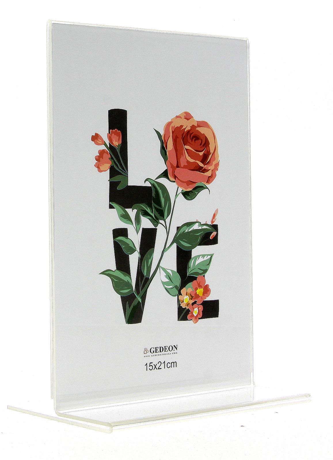 Plexi frame  T shape  15x21cm PLX15T