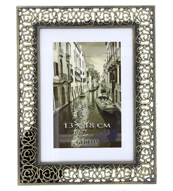 Decorative metal brass frame 13x18cm RM0757G