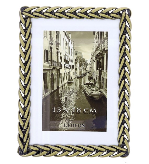 Decorative metal brass frame 13x18cm RM0857G