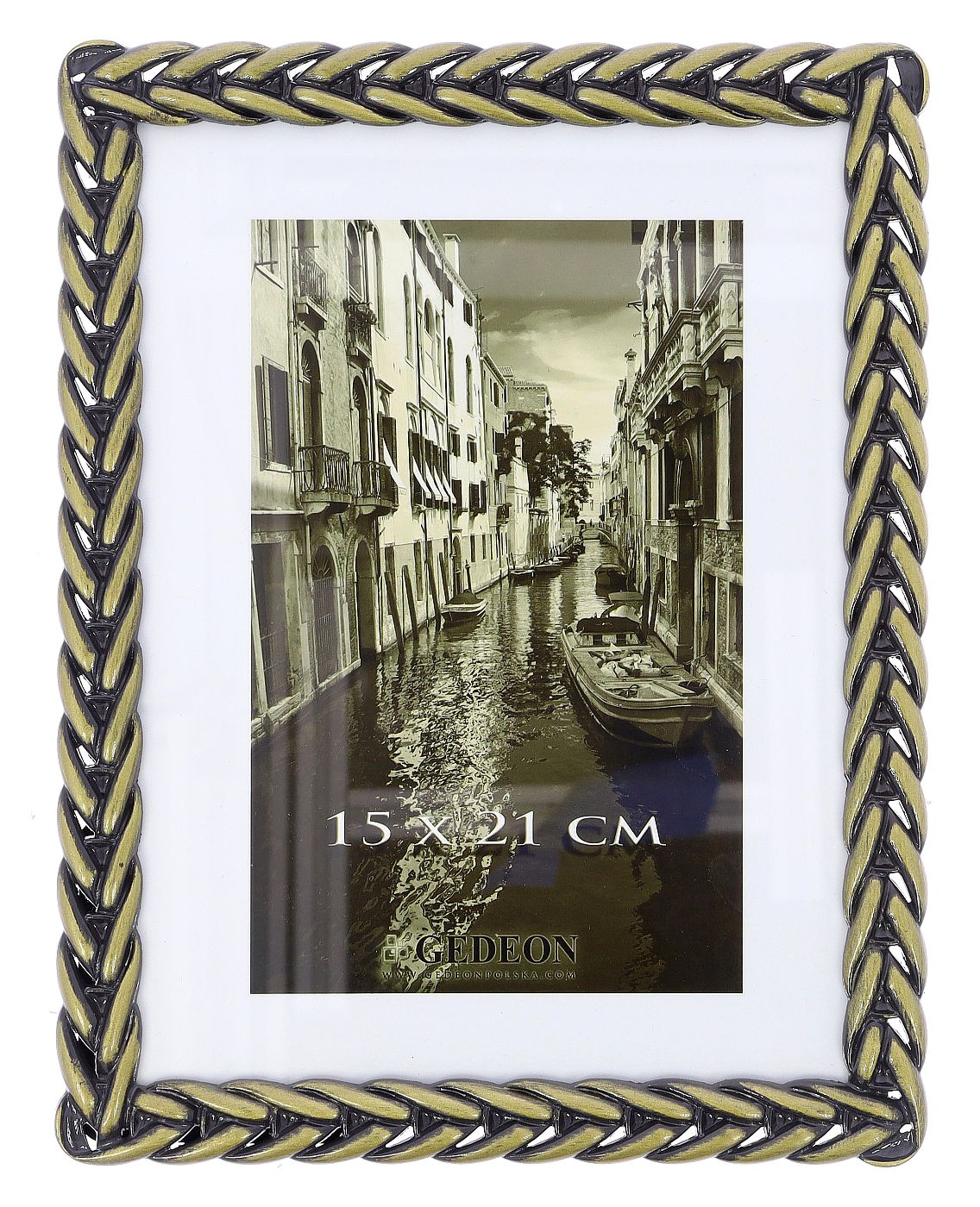 Decorative metal brass frame 15x20cm RM0868G