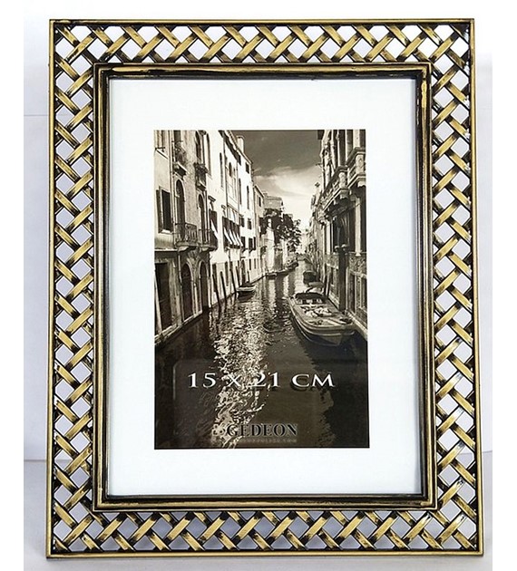 Decorative metal brass frame 15x20cm RM0968G