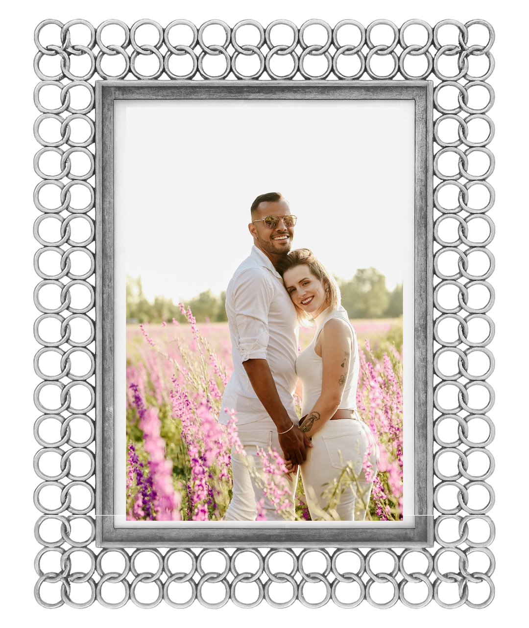 Ramka metalowa RM1468S<br>
Rozmiar ramki: 15x20<br>