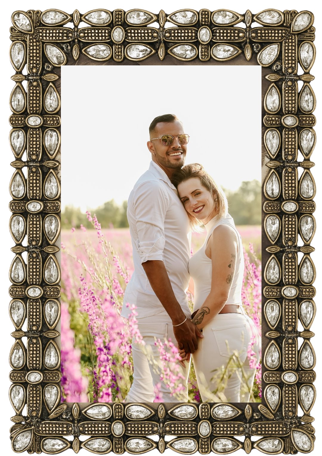 Ramka metalowa RM1646G<br>
Rozmiar ramki: 10x15<br>