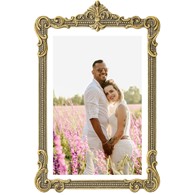 Decorative metal brass frame 10x15cm RM2446G