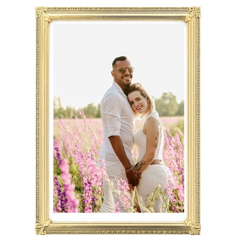 Decorative metal brass frame 13x18cm RM3057NG