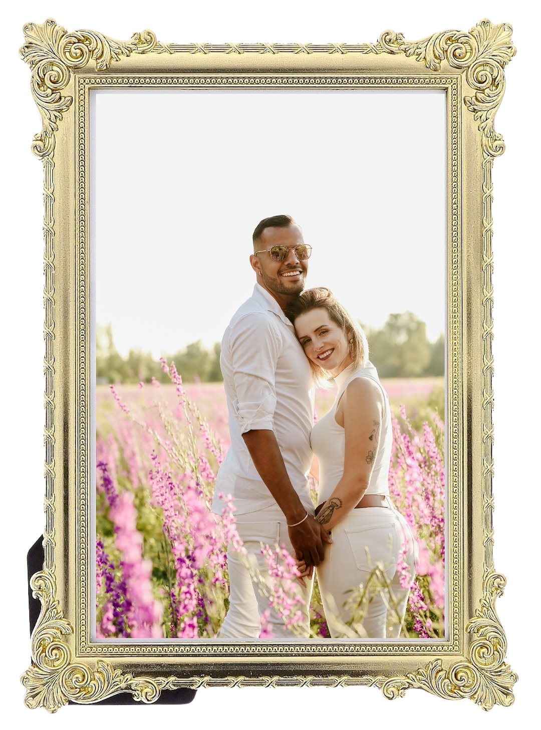 Decorative metal brass frame 10x15cm RM3346NG