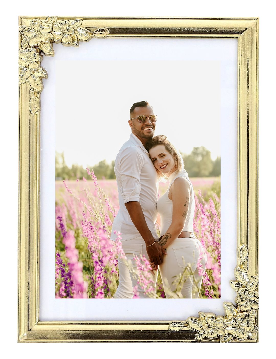 Decorative metal brass frame 13x18cm RM3857NG