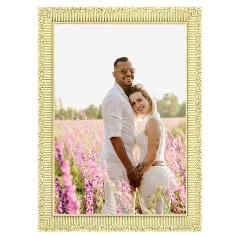 Decorative metal brass frame 10x15cm RM3946NG