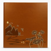 Screw bound pocket album 10x15/500 SB46500 LOTUS POND BROWN