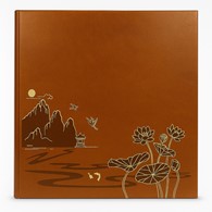 Screw bound pocket album 10x15/500 SB46500 LOTUS POND BROWN