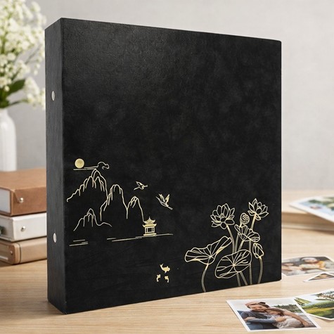 Screw bound pocket album 10x15/1000 SBC461000 LOTUS BLACK