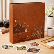 Screw bound pocket album 10x15/1000 SBC461000 LOTUS BROWN