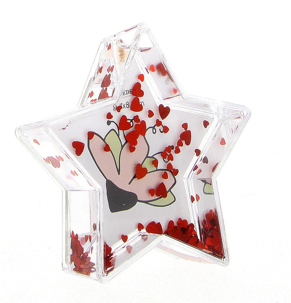 Water globe flower shape ..... mm WB1004H (heart)