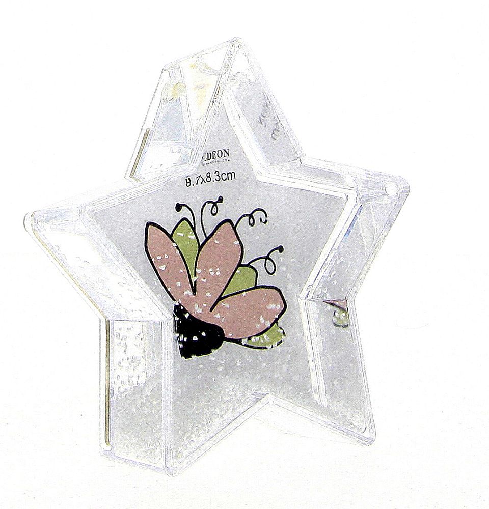 Water globe flower shape ..... mm WB1004S (snow)