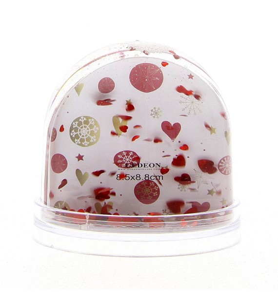 Water globe 90x80 WB1398H  ( hearts )