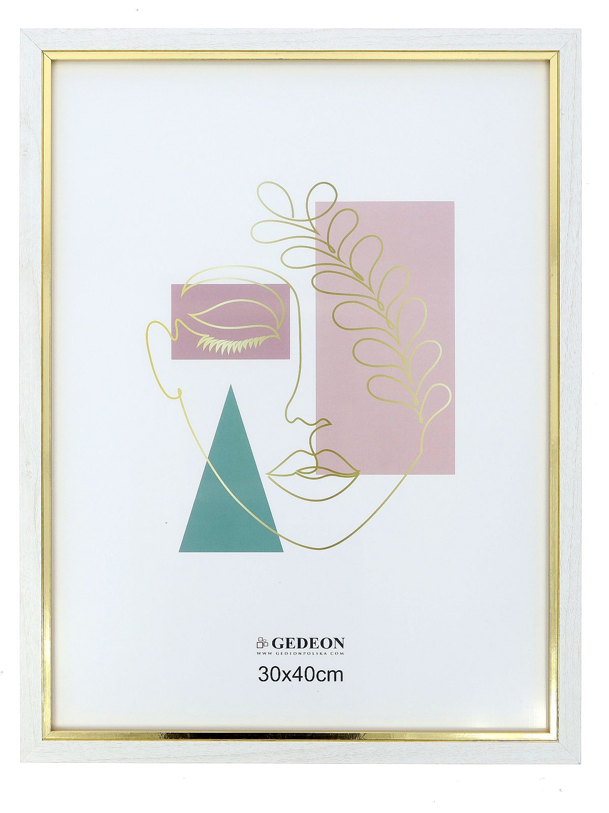 Wooden frame 30x40cm with plexi WG30P (18x15mm)