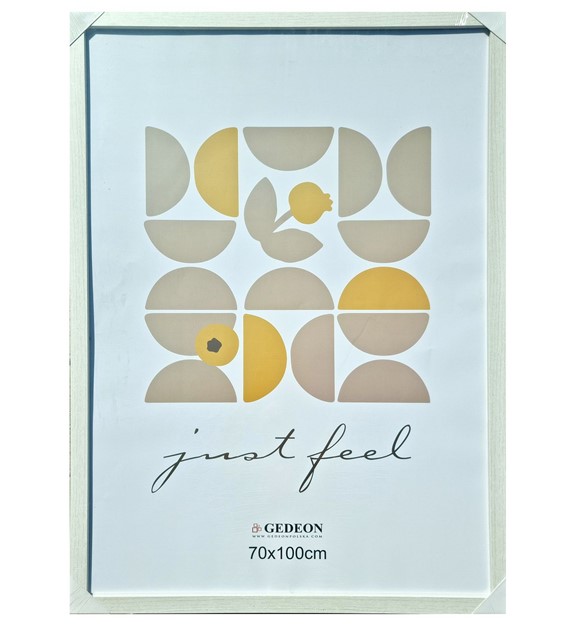 Wooden frame 70x100cm with plexi YE70 (30x20mm)